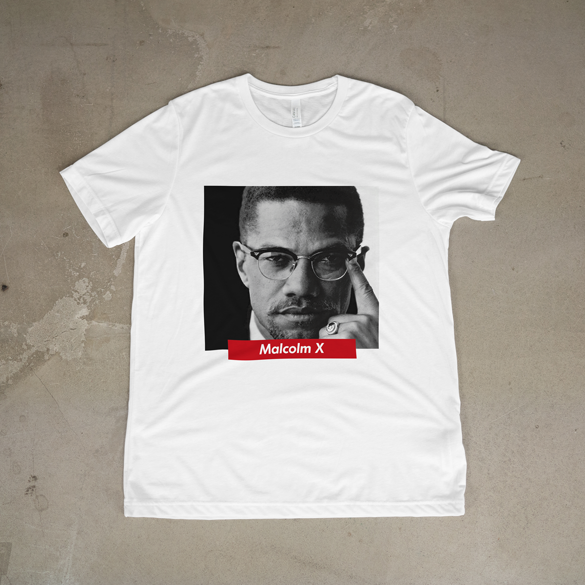 Malcolm X Tribute Tee | Black History Activist T-Shirt | Freedom and Justice Graphic Shirt - 550strong