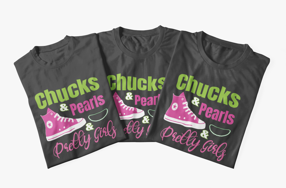 Chucks and Pearls and Pretty Girls Kamala Harris aka MVP Shirt - V2