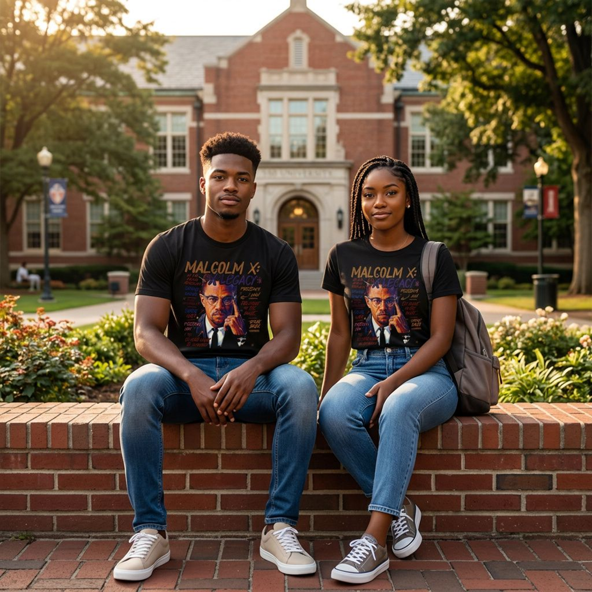Malcolm X Legacy Tee | Black History Activist T-Shirt | Freedom and Justice Graphic Shirt