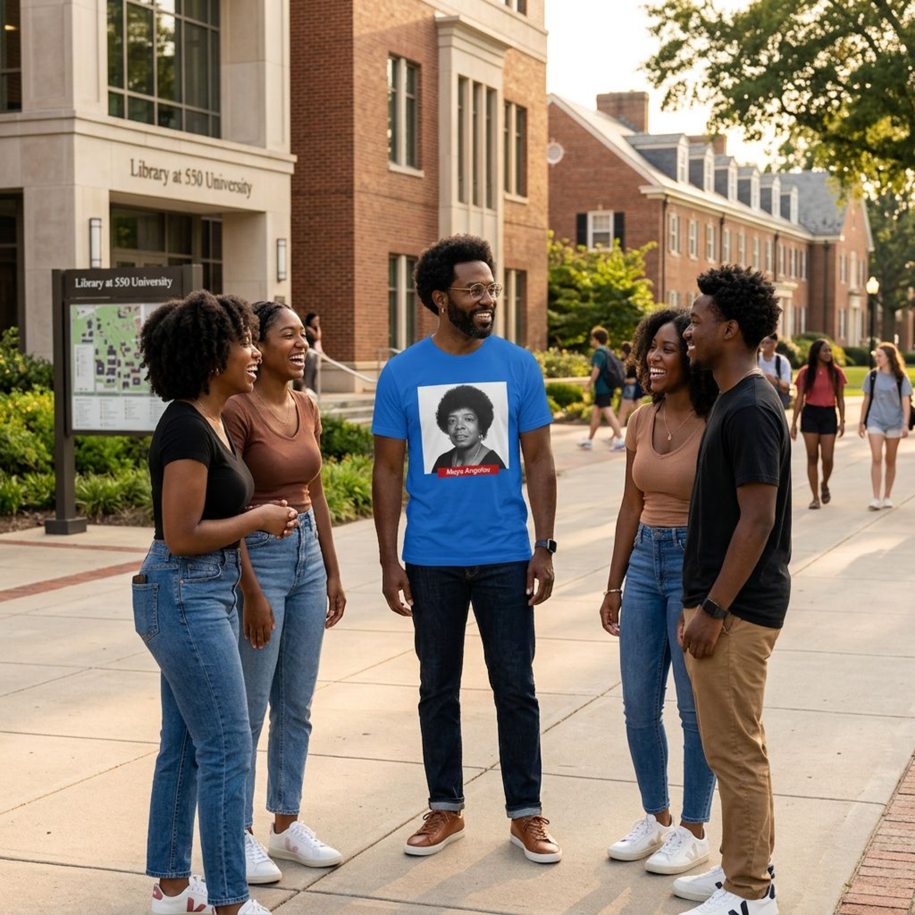 Maya Angelou Tribute Tee | Phenomenal Woman Black History T-Shirt | Literary Icon Shirt - 550strong