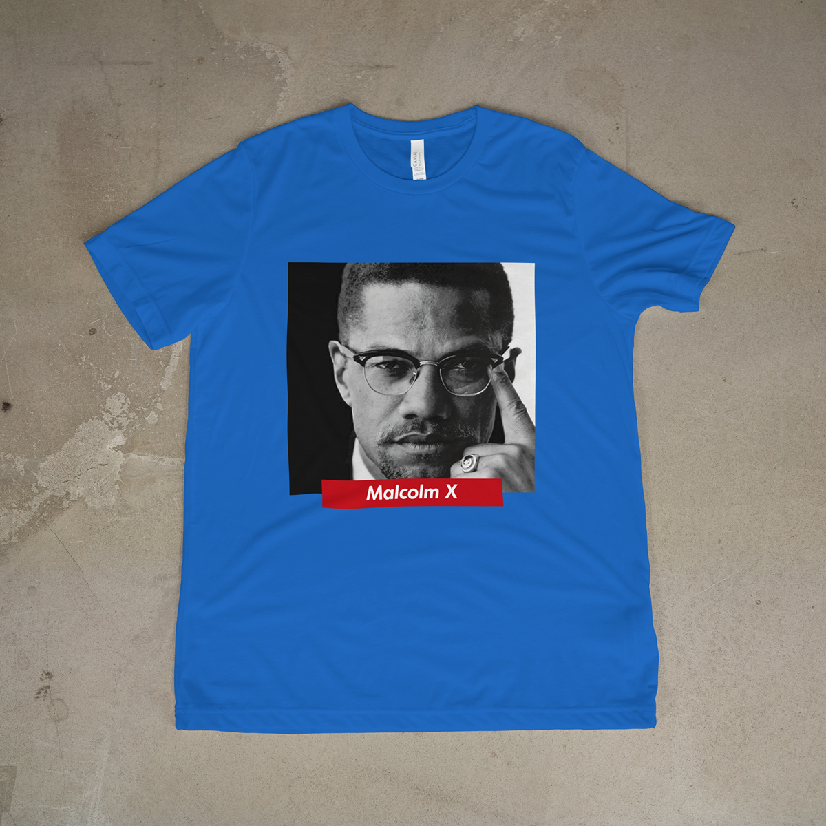 Malcolm X Tribute Tee | Black History Activist T-Shirt | Freedom and Justice Graphic Shirt - 550strong