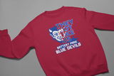 HS - Battery Park Blue Devils Not Like Us Sweatshirt