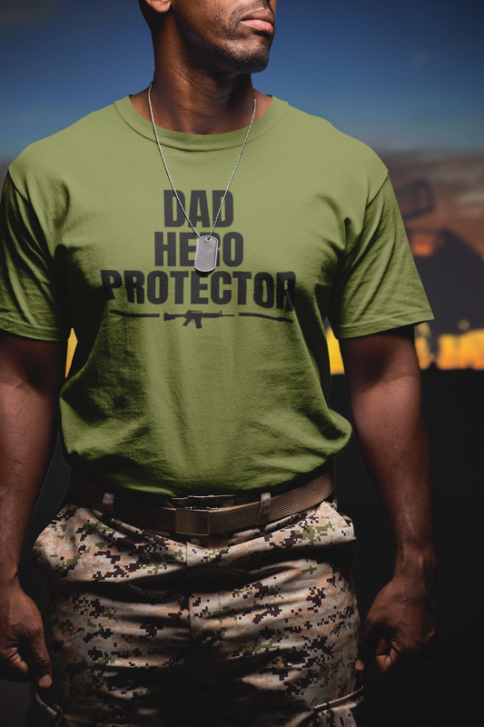 Family - Dad, Hero, and Protector - Military Edition - 550strong