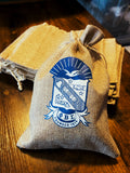 Phi Beta Sigma Gift Bags / Burlap Bags - 7x10 - 550strong