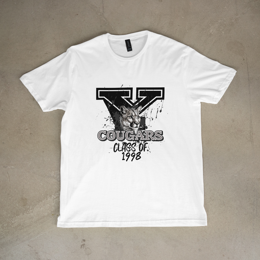 YCHS Class of 1998 - York Cougars - ALL Class Reunion Tee