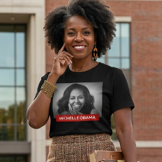 Michelle Obama Tribute Tee – Timeless Strength & Style - 550strong