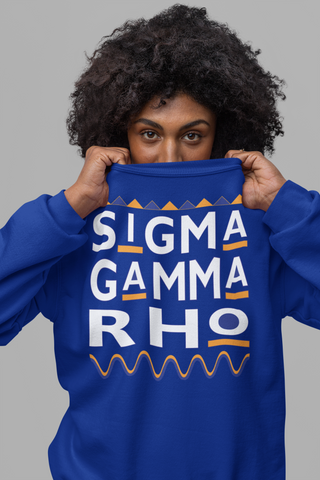 Sigma Gamma Rho Retro Sweatshirt | Crewneck