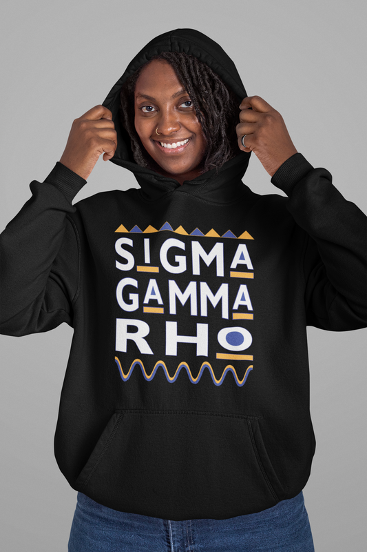 Sigma Gamma Rho Retro Hoodie - 550strong