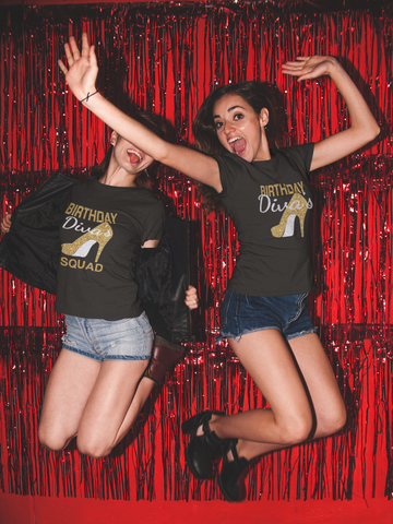 Birthday Diva and Squad T-Shirt - I make 40 look good