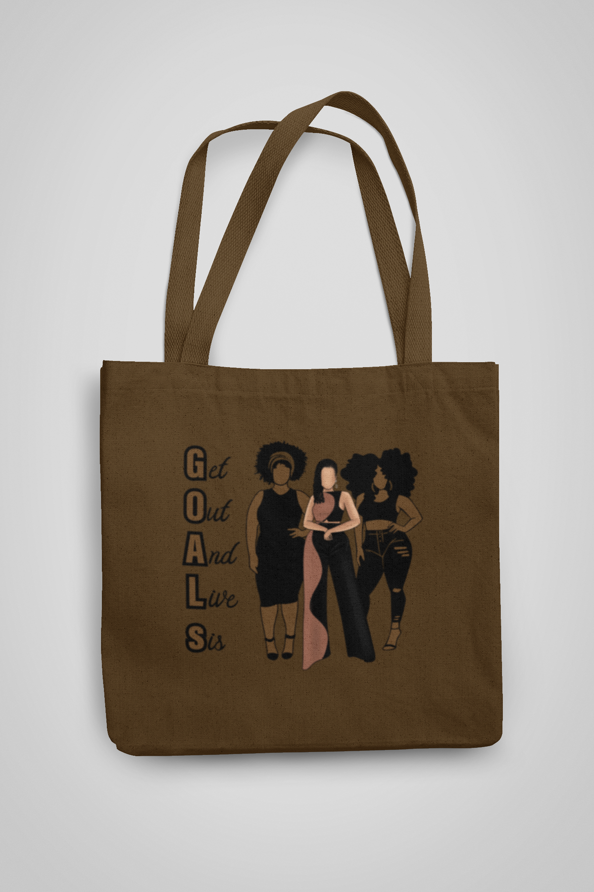 G.O.A.L.S (Get Out And Live Sis)  Tote Bags - 550strong