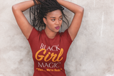 BLM - Black Girl Magic Shirt -Crimson