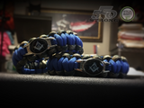 Paracord - Masonic Bracelet (Blue and Camo) II - 550strong