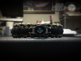 Paracord - Masonic Bracelet (Black and Camo) - 550strong