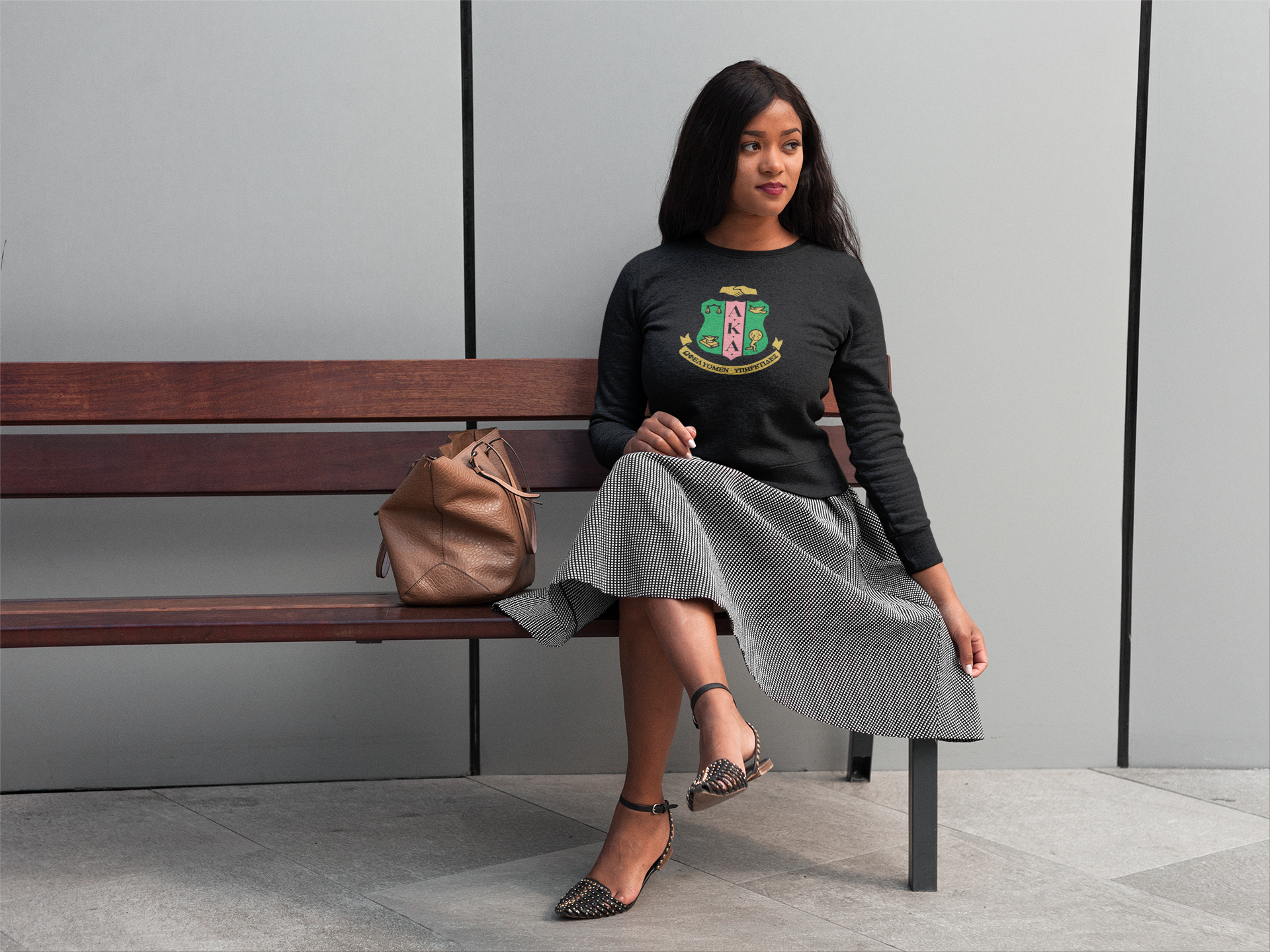 Alpha Kappa Alpha (AKA) Shield SweatShirt - 550strong