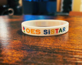 OES Order of the Eastern Star Rubber / Soft PVC Bracelet