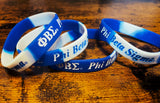 Phi Beta Sigma Bracelet Wristband / Phi Beta Sigma Soft PVC Bracelet - 550strong