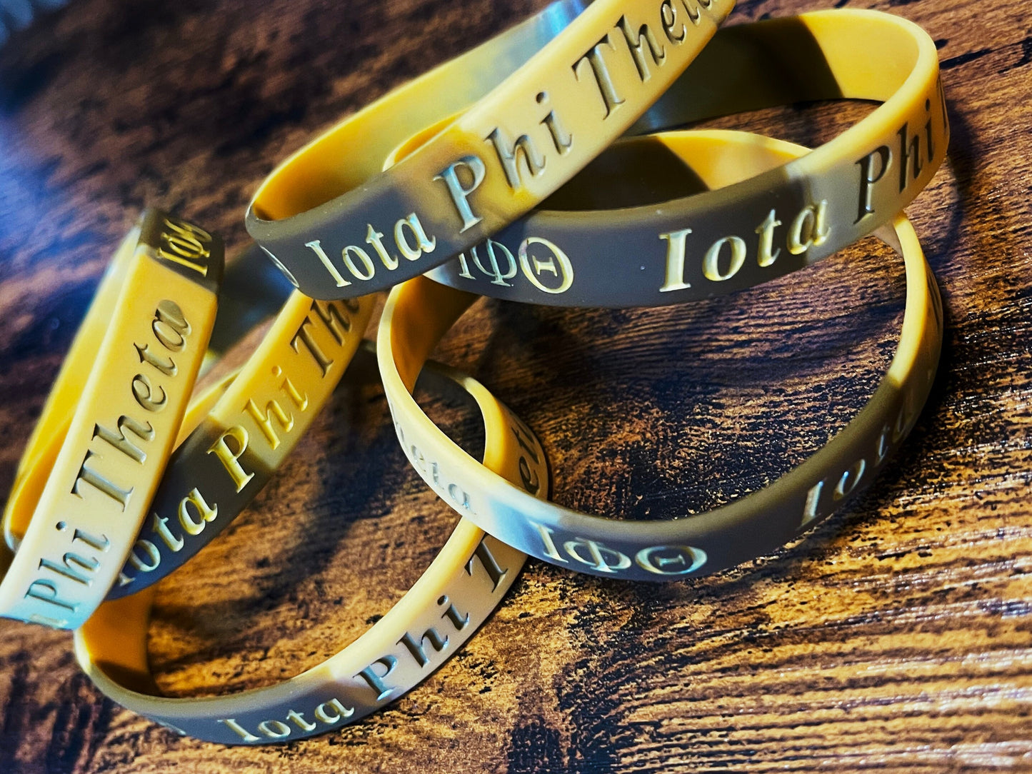 IOTA Phi Theta Bracelet Wristband / IOTA Phi Theta Soft PVC Bracelet - 550strong