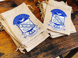 Phi Beta Sigma Gift Bags / Burlap Bags - 550strong