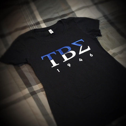 Tau Beta Sigma - Black T-Shirt (Active) - 550strong
