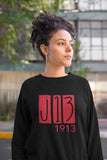 Delta Sigma Theta Sweatshirt & Hoodie - J13 v2 - Black