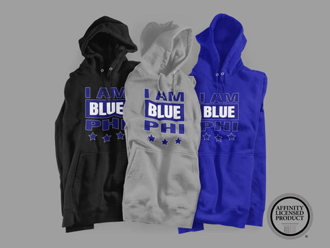 Phi Beta Sigma Hoodie - I Am Blue Phi - 550strong