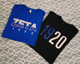 Zeta Phi Beta Shirt Bundle / ZPhiB01 / Zeta Phi Beta Paraphernalia / 2 Shirts