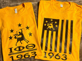 IOTA (Iota Phi Theta) 1963 Two shirt bundle.