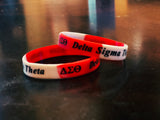 Delta Sigma Theta Silicone Bracelet - 550strong