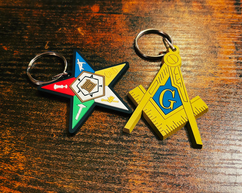 OES / Mason - Order of the Eastern Star / Masonic Key Chain - 550strong