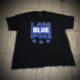 Greek - I AM BLUE PHI - G - Phi Beta Sigma Greek T-Shirt - 550strong