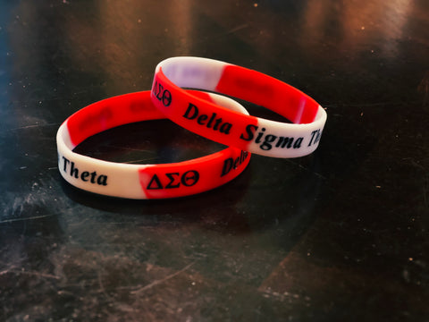 Delta Sigma Theta Silicone Bracelet - 550strong